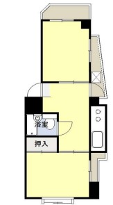 ワールドパレス祐天寺401の間取り