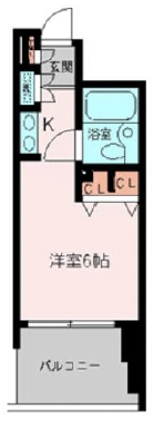 恵比寿アーバンハウス308の間取り