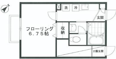 グレイスコート広尾102の間取り