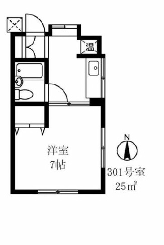 綱島ビル301の間取り