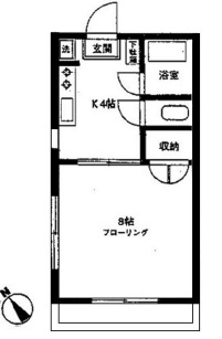 フォーレスト深沢101の間取り