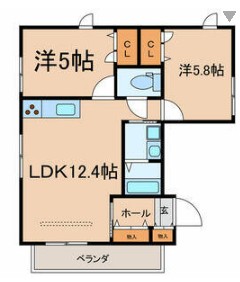 フォレメゾン302の間取り
