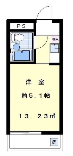 ハイタウン駒場東大前104の間取り