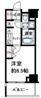 Grace Court Meguro(グレイスコート目黒)1971590894の間取り
