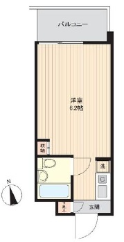 ユーコート上馬0505の間取り