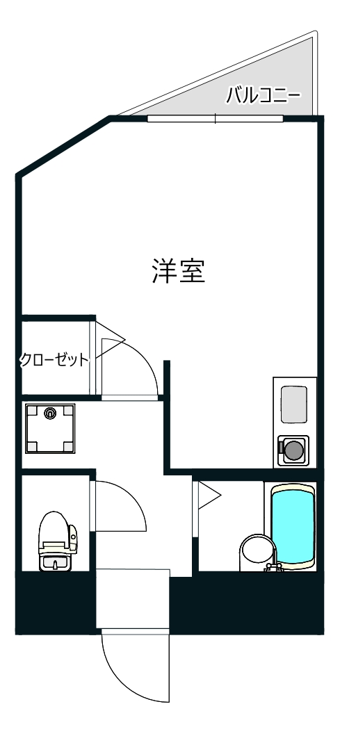 フラッツモーナ302の間取り