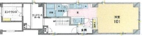 ワンズステージ駒場東大前101の間取り