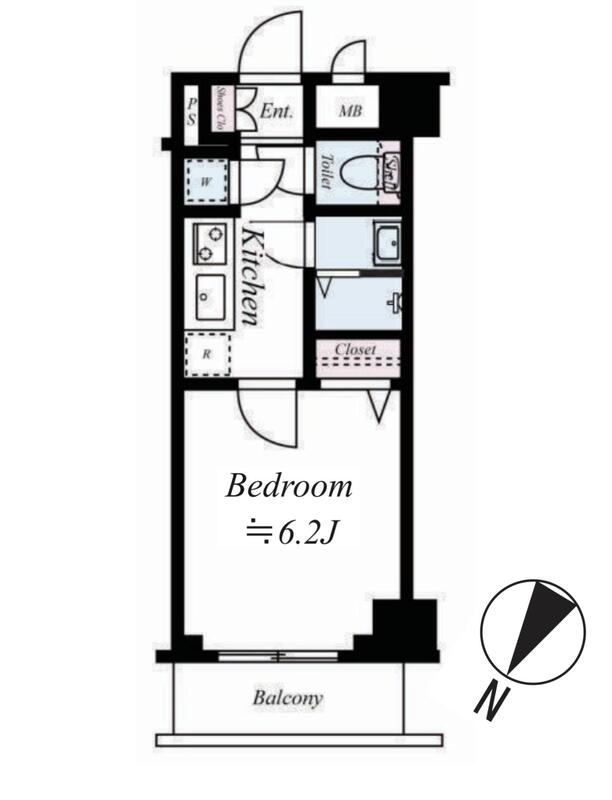 パレステュディオ渋谷WEST1013の間取り