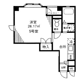 メゾンフォルテ305の間取り