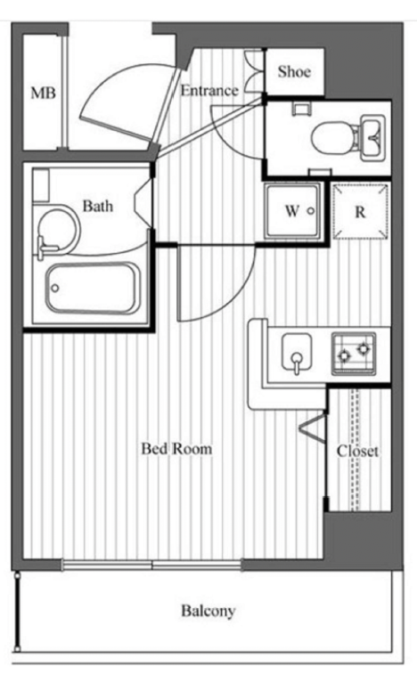 ディモーラ都立大学803の間取り