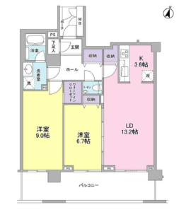 ソアラノーム碑文谷503の間取り