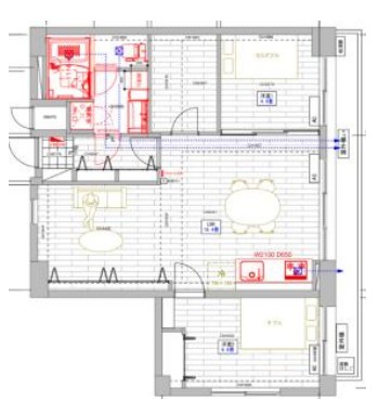 マンション第二恵比寿苑519の間取り