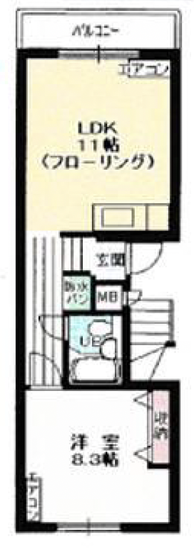 メゾン・ド・ミシェール204の間取り