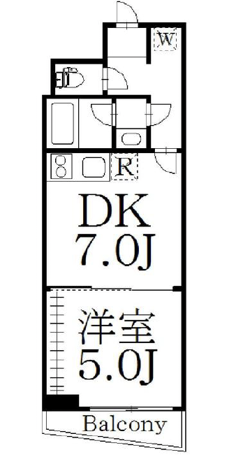 ヴェールコート東山402の間取り