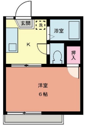 コーポいたがき103の間取り