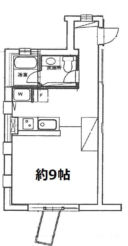 柿の木坂あらた106の間取り