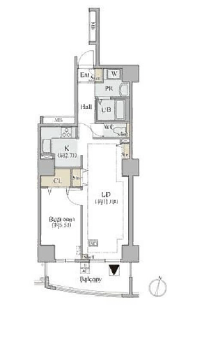コラム神泉101の間取り