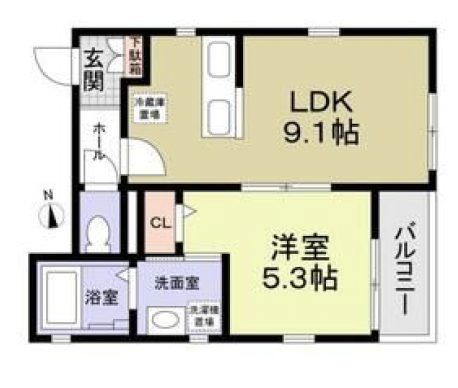 Brillante祐天寺(ブリランテ祐天寺)201の間取り