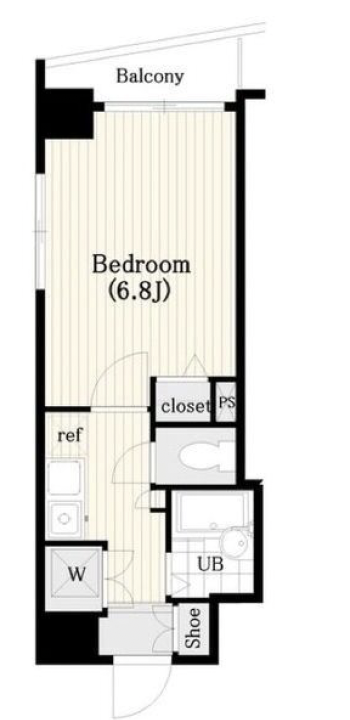 シンシア三軒茶屋太子堂505の間取り