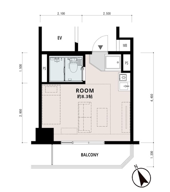 ダイアパレス池尻大橋902の間取り