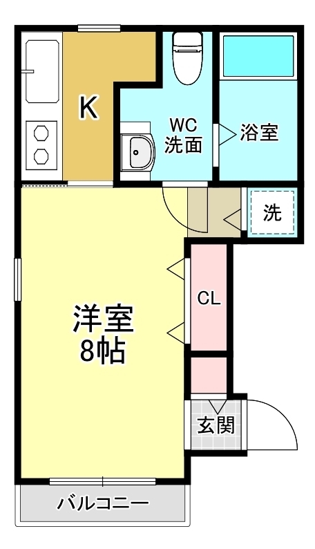 88.AOBADAI402の間取り