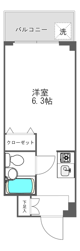 ま・めぞん403の間取り