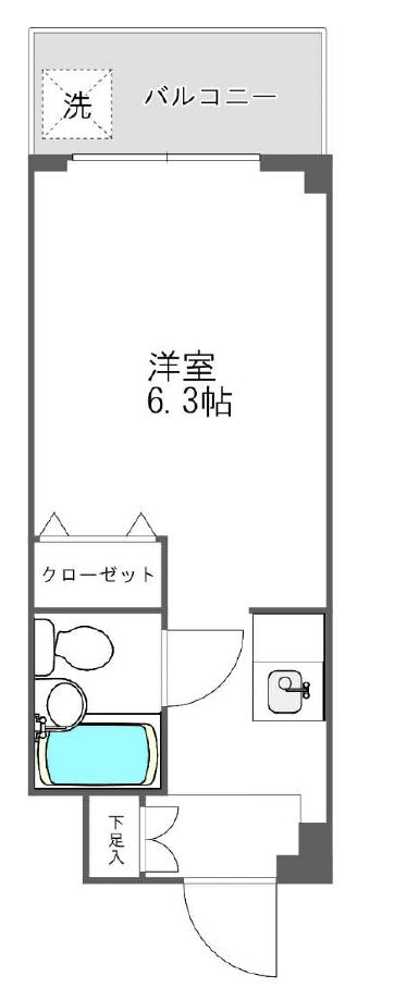 ま・めぞん403の間取り