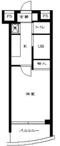 スカイコート学芸大学壱番館304の間取り