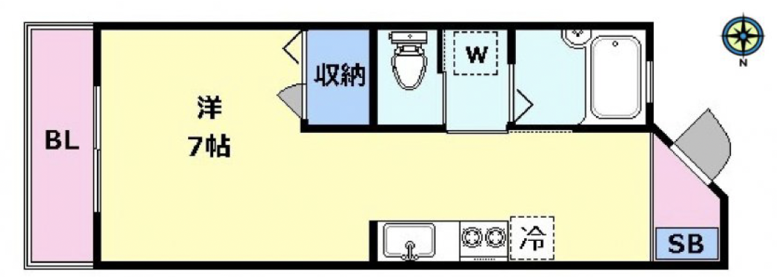 ガーデンハイツ池尻306の間取り