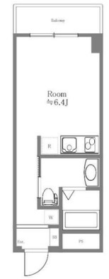 ライオンズマンション太子堂第2306の間取り