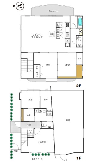 駒場4丁目戸建の間取り