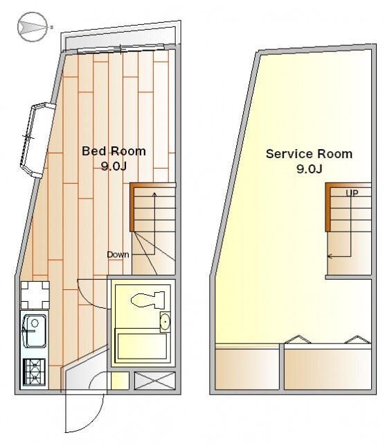 シェーファー祐天寺105の間取り