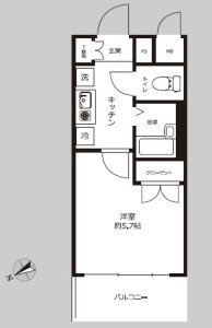 ヴェルト目黒西803の間取り
