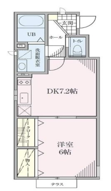 ブランジュール102の間取り
