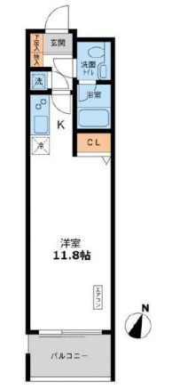 CASSIA目黒(カッシア目黒)0502の間取り