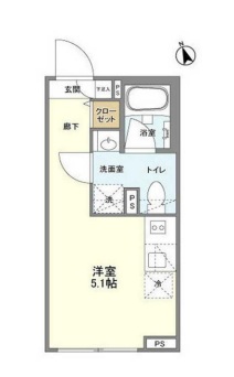 CARITAS用賀（カリタス用賀）403の間取り