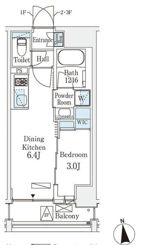 イプセ碑文谷103の間取り