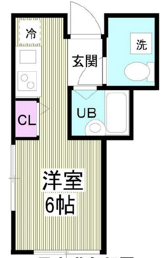 ドエル下北沢4003の間取り