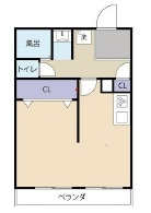 カーサ池尻1003の間取り