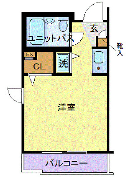 ジョイフル祐天寺301の間取り