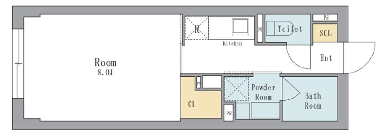 LEGALAND駒沢大学ANNEX（リーガランド駒沢大学アネックス）305の間取り