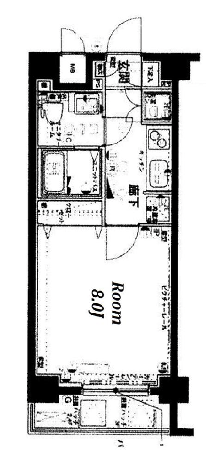 ステージファースト用賀Ⅱ103の間取り