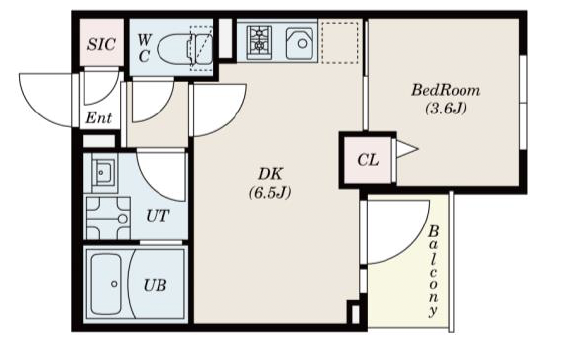 ルネサンスコート自由が丘204の間取り
