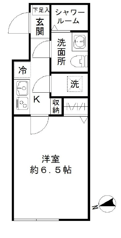 PASEO下北沢105の間取り