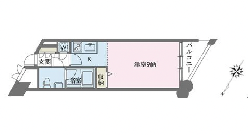 ドゥーエ学芸大学704の間取り