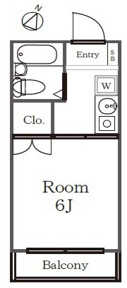 メゾン・ド・フォンテーヌ105の間取り