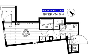 グランドコンシェルジュ用賀アジールコート102の間取り