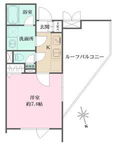 アトリオフラッツ三軒茶屋north403の間取り