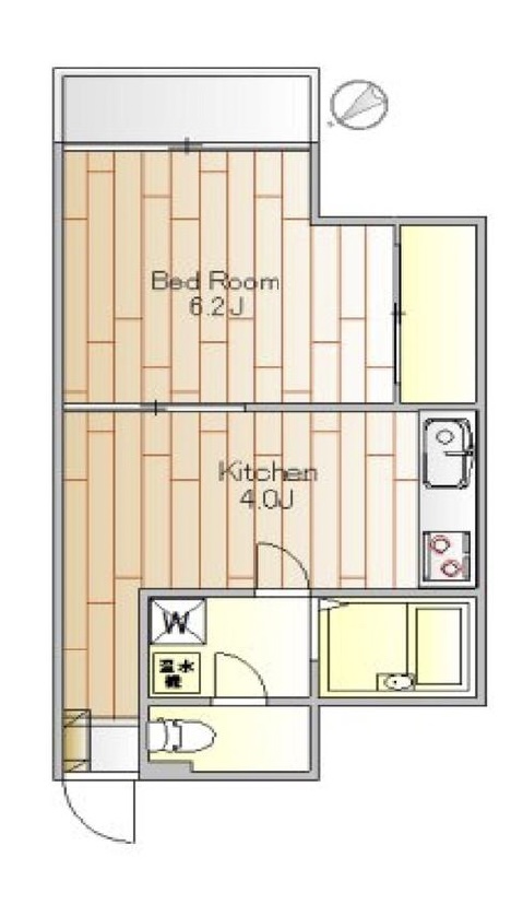 シャンテ三宿402の間取り
