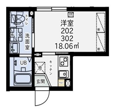 リージェンシー用賀402の間取り